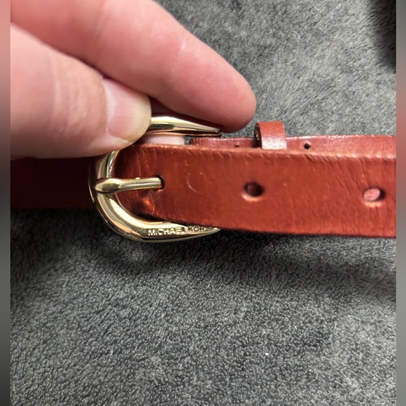 Michael Kors Brown cognac Leather belt pouch/Bag - Picture 2 of 3